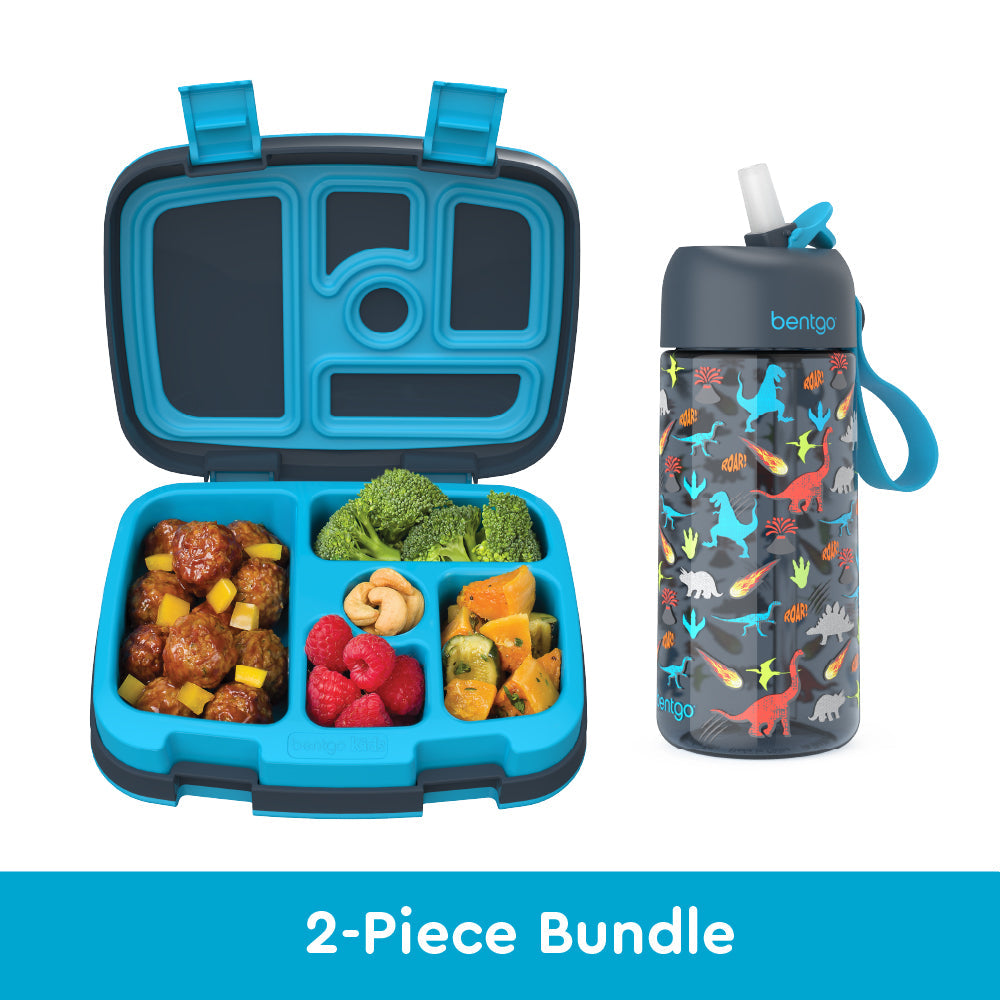 bentgo-kids-prints-lunch-box-and-water-bottle-x2 bentgo-lunch-box-bottle-bundle-dinosaur-1.jpg