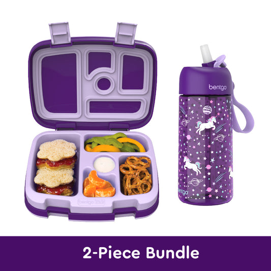 bentgo-kids-prints-lunch-box-and-water-bottle-x2 bentgo-lunch-box-bottle-bundle-unicorn-1.jpg